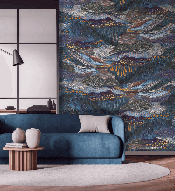 Loft con papel mural